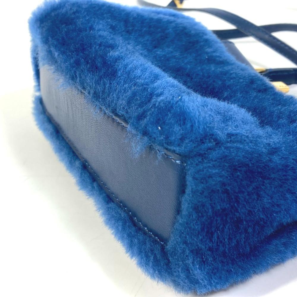 Blue Canvas Fendi Baguette