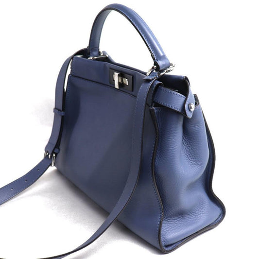 Blue Fabric Fendi Peekaboo