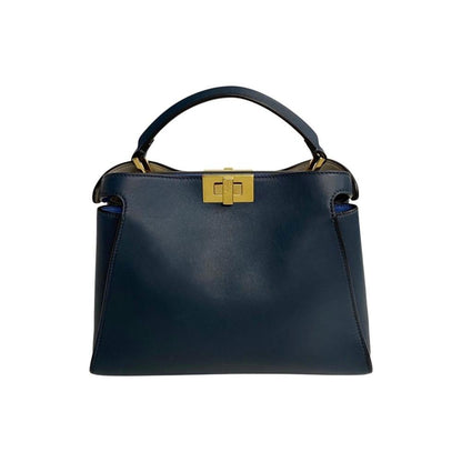 Blue Fabric Fendi Peekaboo