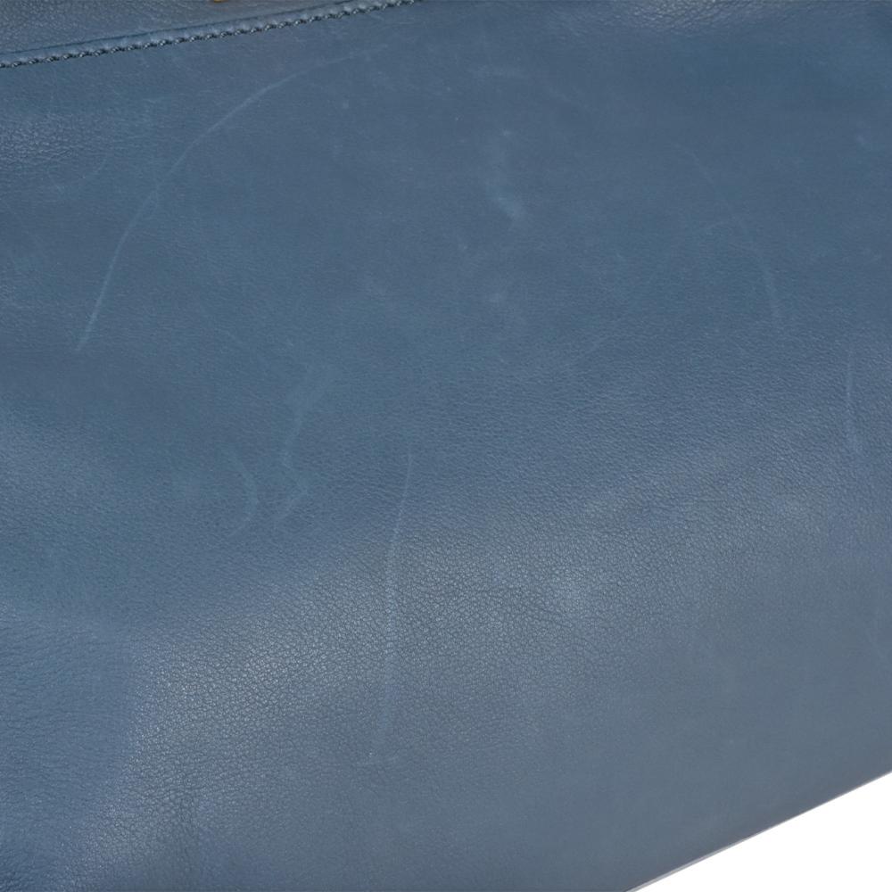 Blue Fabric Fendi Peekaboo