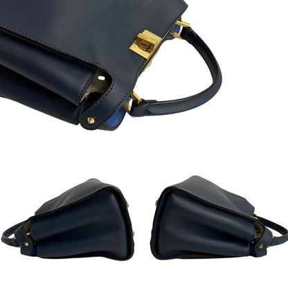 Blue Fabric Fendi Peekaboo