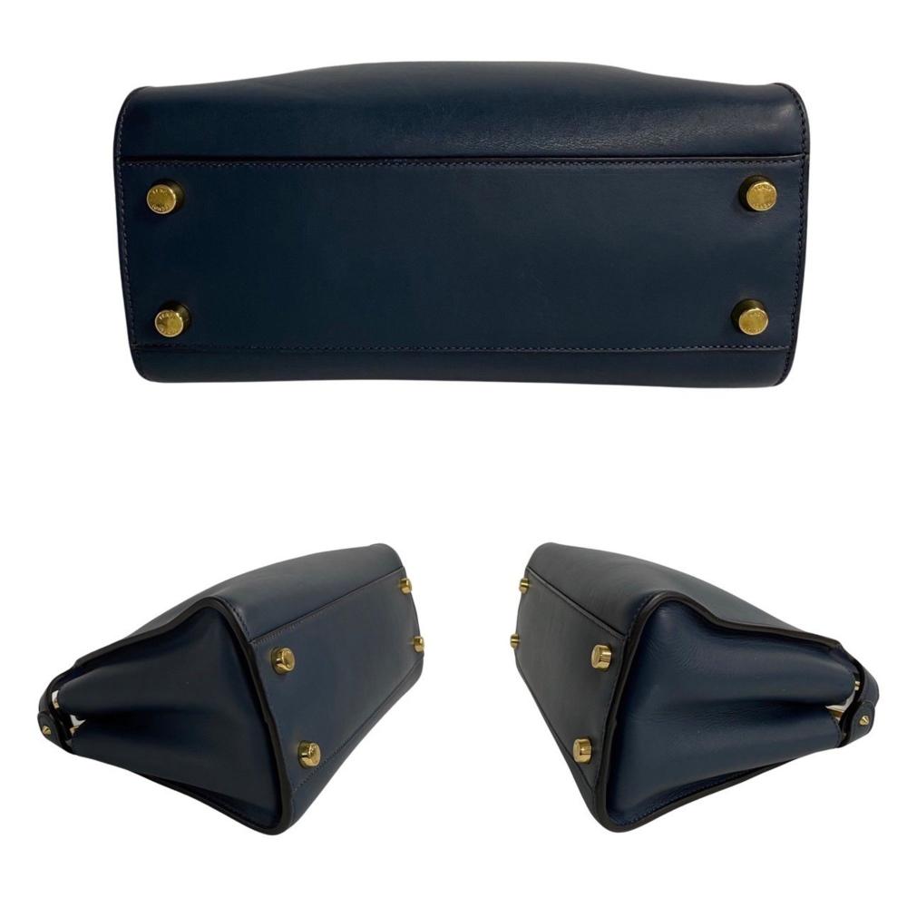 Blue Fabric Fendi Peekaboo