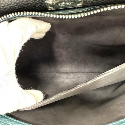 Blue Leather Fendi Briefcase