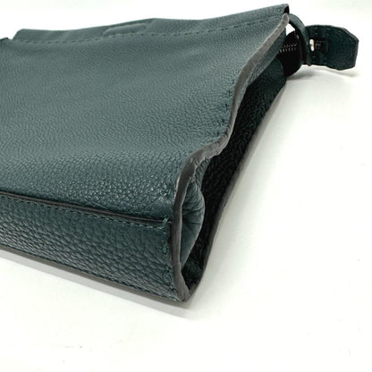Blue Leather Fendi Briefcase