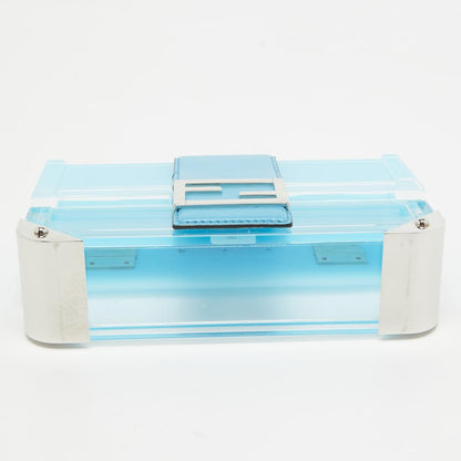Blue Leather Fendi Baguette