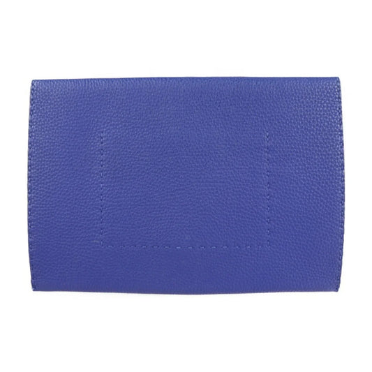 Blue Leather Fendi Clutch