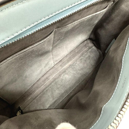 Blue Leather Fendi Handbag