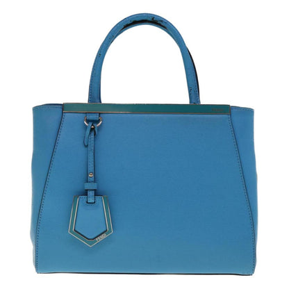 Blue Leather Fendi Handbag