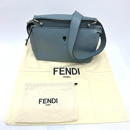 Blue Leather Fendi Handbag