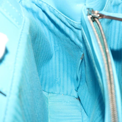 Blue Leather Fendi Handbag