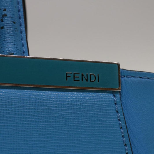Blue Leather Fendi Handbag