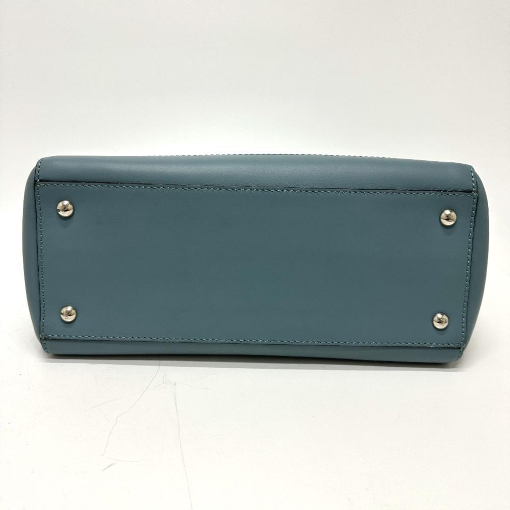 Blue Leather Fendi Handbag