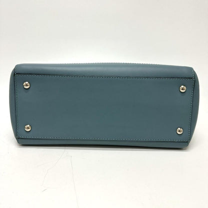 Blue Leather Fendi Handbag