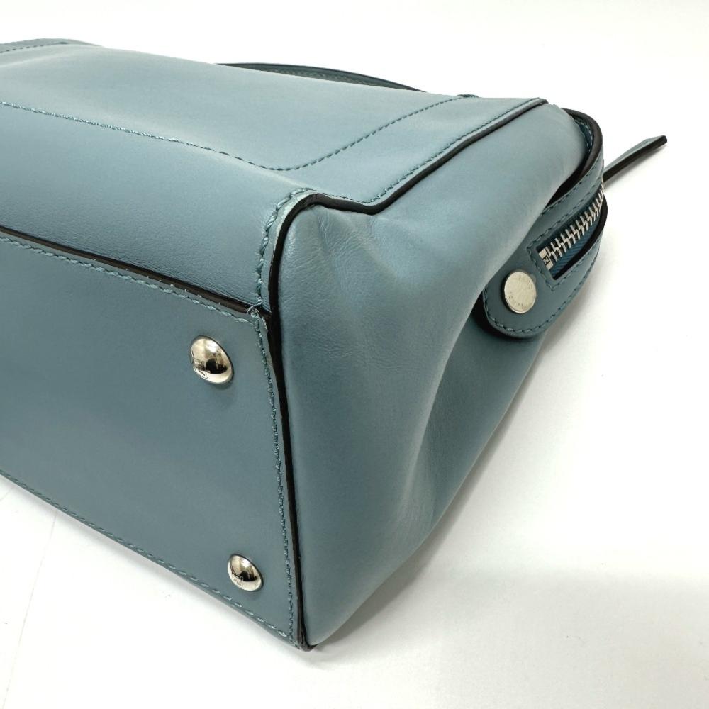 Blue Leather Fendi Handbag