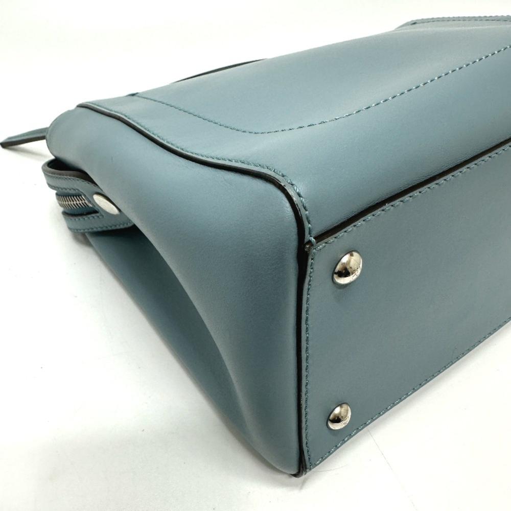 Blue Leather Fendi Handbag