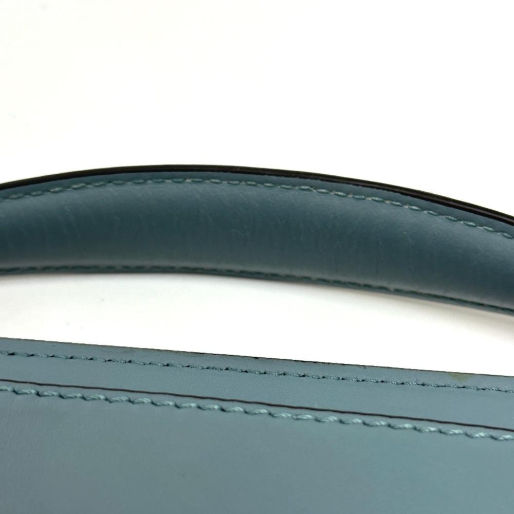 Blue Leather Fendi Handbag