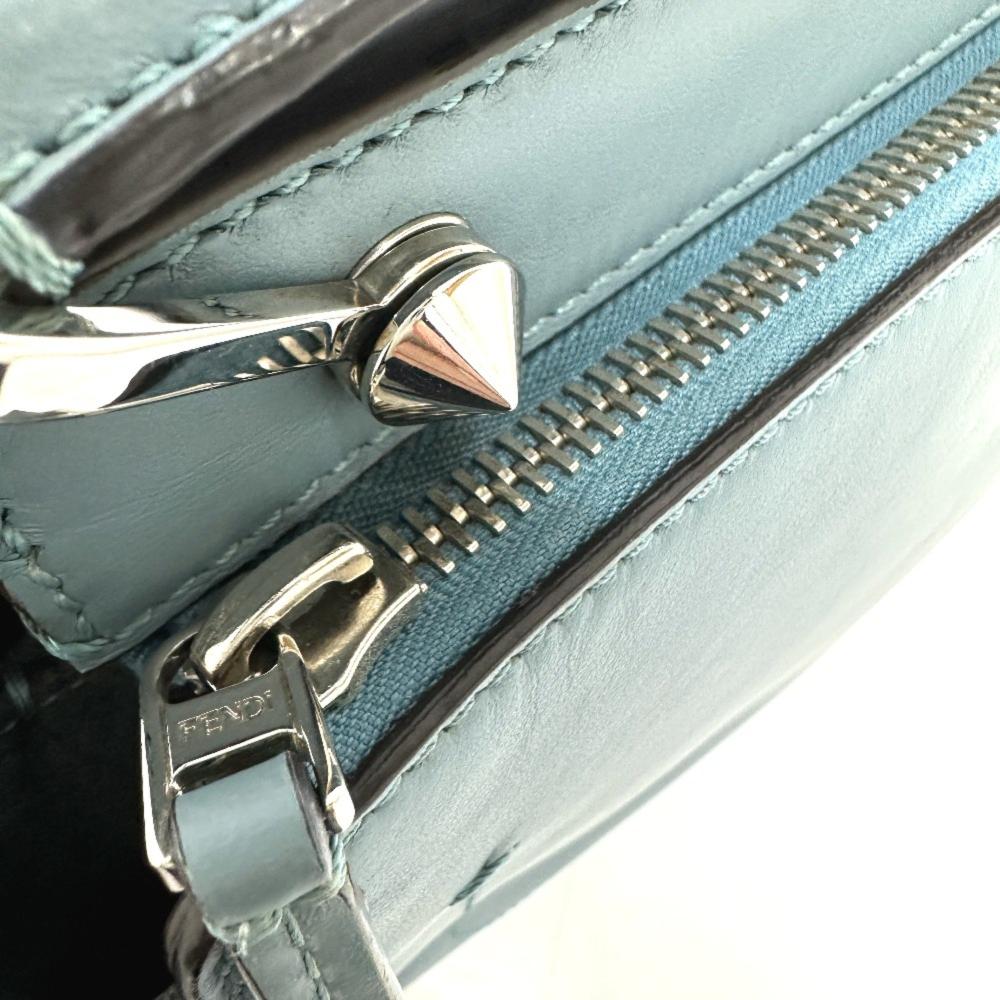 Blue Leather Fendi Handbag