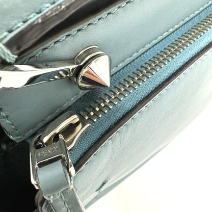 Blue Leather Fendi Handbag