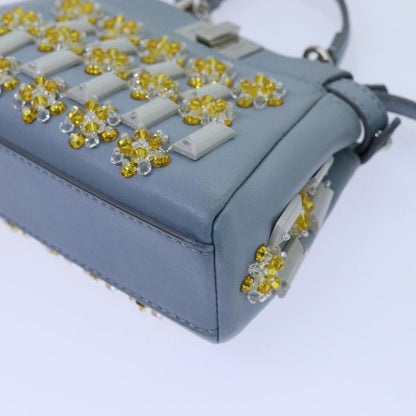 Blue Leather Fendi Peekaboo