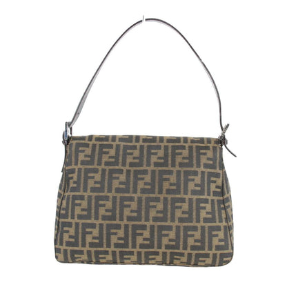 Brown Canvas Fendi Baguette