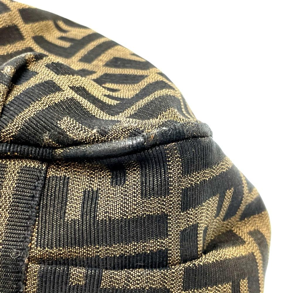 Brown Canvas Fendi Baguette