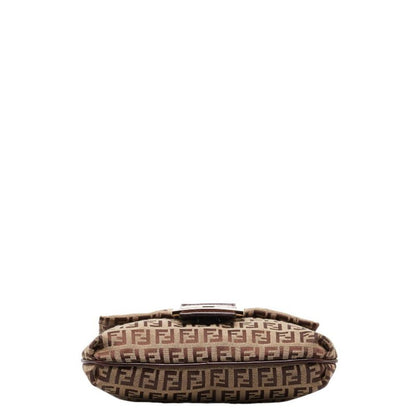 Brown Canvas Fendi Crossbody Bag