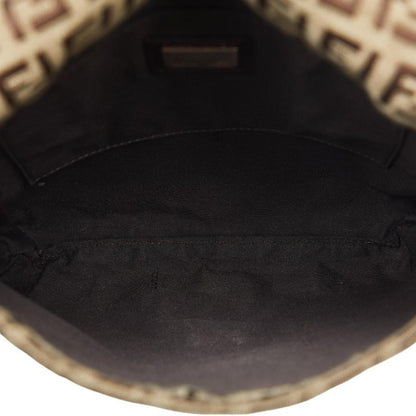 Brown Canvas Fendi Crossbody Bag