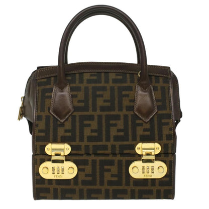 Brown Canvas Fendi Handbag