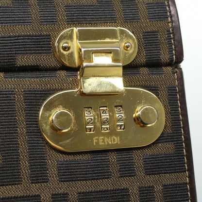 Brown Canvas Fendi Handbag