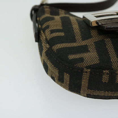 Brown Canvas Fendi Handbag