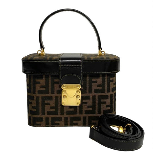 Brown Canvas Fendi Handbag