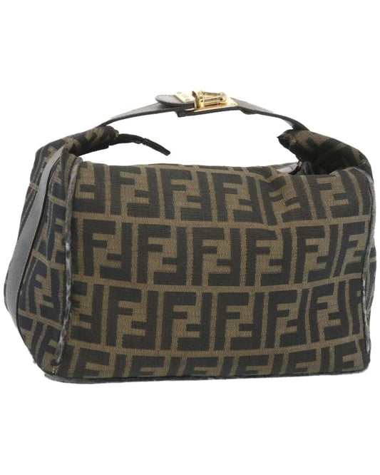 Brown Canvas Fendi Handbag
