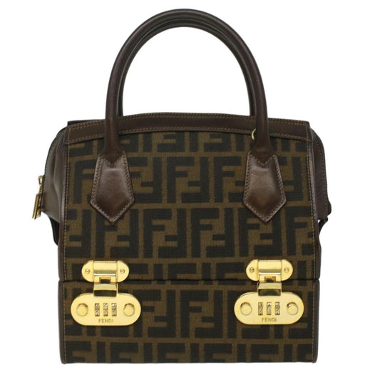 Brown Canvas Fendi Handbag