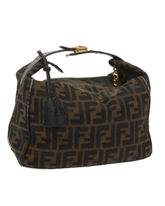 Brown Canvas Fendi Handbag