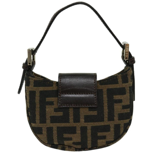Brown Canvas Fendi Handbag