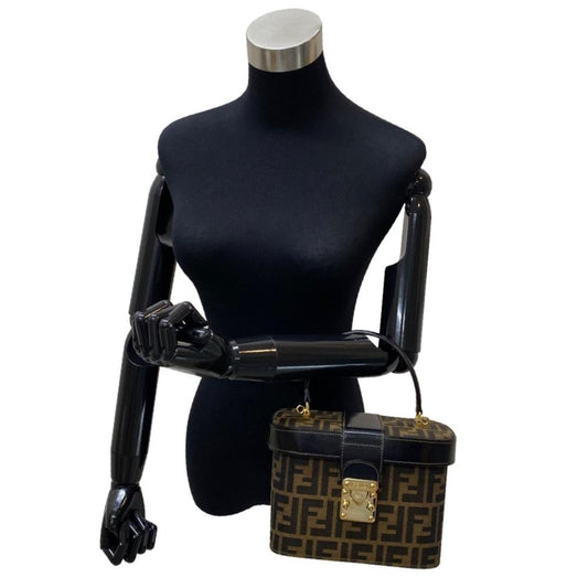 Brown Canvas Fendi Handbag