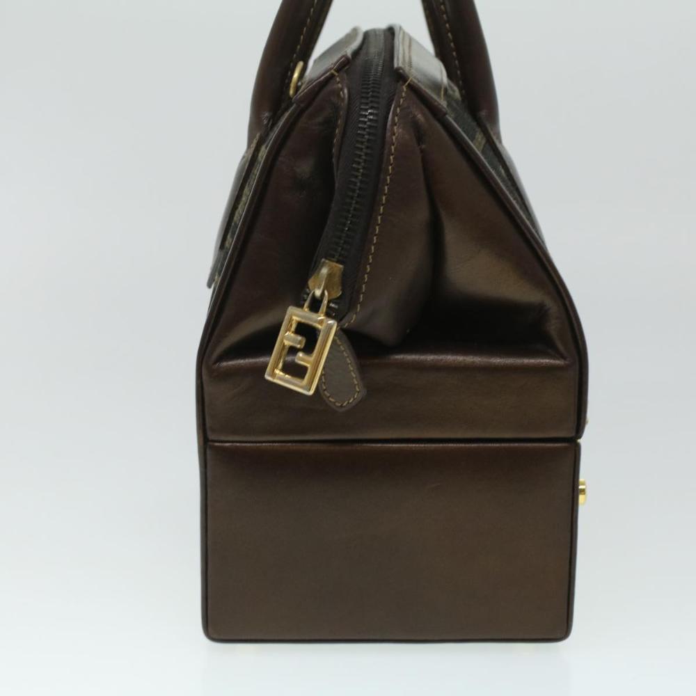 Brown Canvas Fendi Handbag