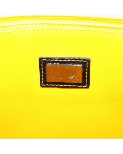 Brown Canvas Fendi Tote
