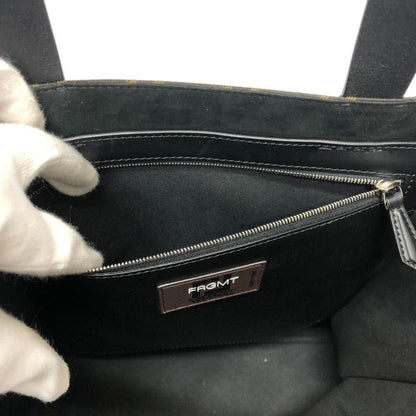 Brown Canvas Fendi Tote
