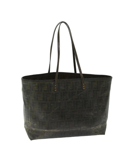 Brown Canvas Fendi Tote