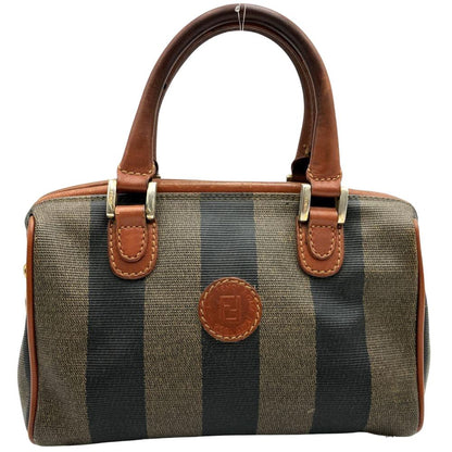 Brown Canvas Fendi Travel Bag