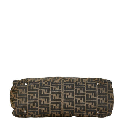 Brown Canvas Fendi Tote