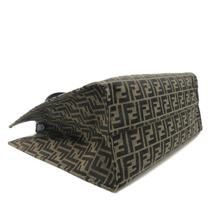 Brown Canvas Fendi Tote