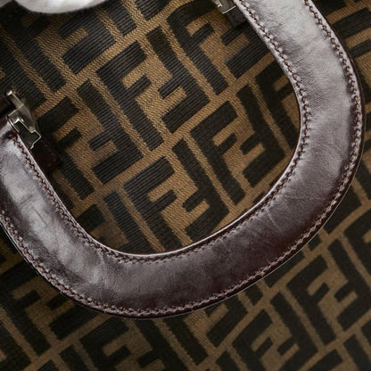 Brown Canvas Fendi Tote