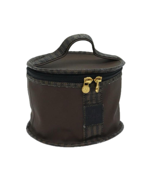 Brown Cotton Fendi Handbag
