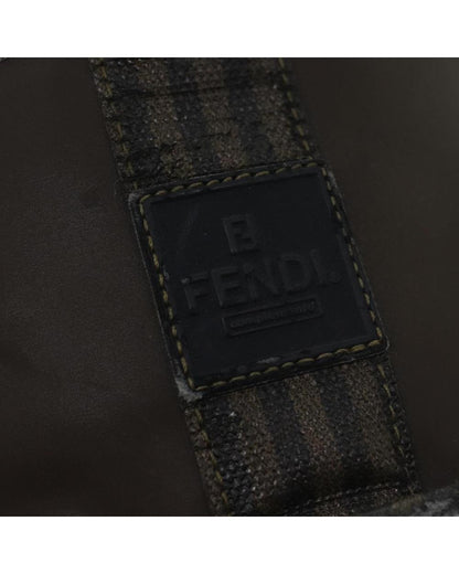 Brown Cotton Fendi Handbag