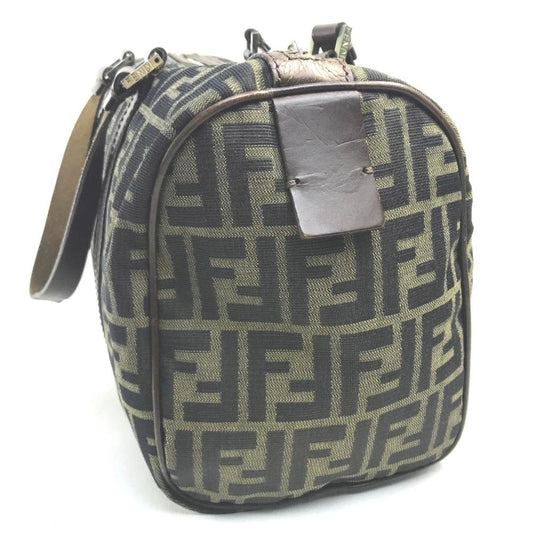 Brown Fabric Fendi Baguette