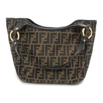 Brown Fabric Fendi Baguette