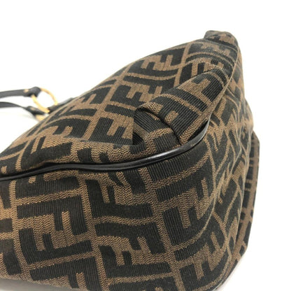 Brown Fabric Fendi Baguette