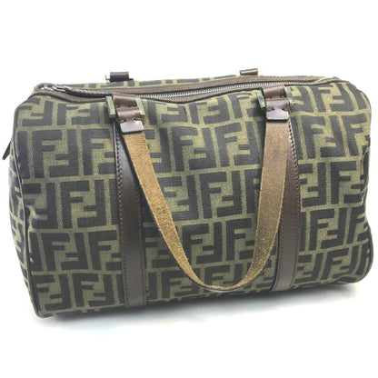 Brown Fabric Fendi Baguette